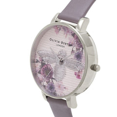 Gray Artificial Leather Dress Watch