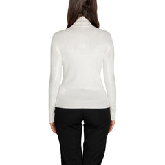 White Viscose Turtleneck