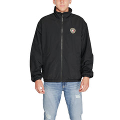 Black Recycled Polyester Jackets & Coat
