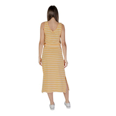 Bicolor Cotton Long Dress