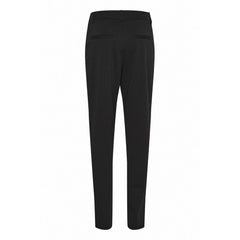 Black Recycled Polyester Dress Pants