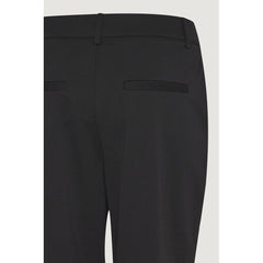Black Recycled Polyester Dress Pants