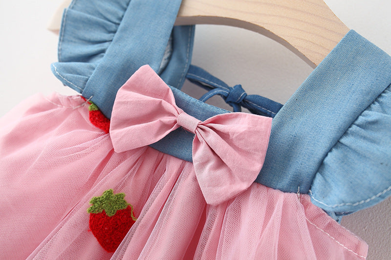 Girls' Fashion Princess Korean Style Fashionable Dress