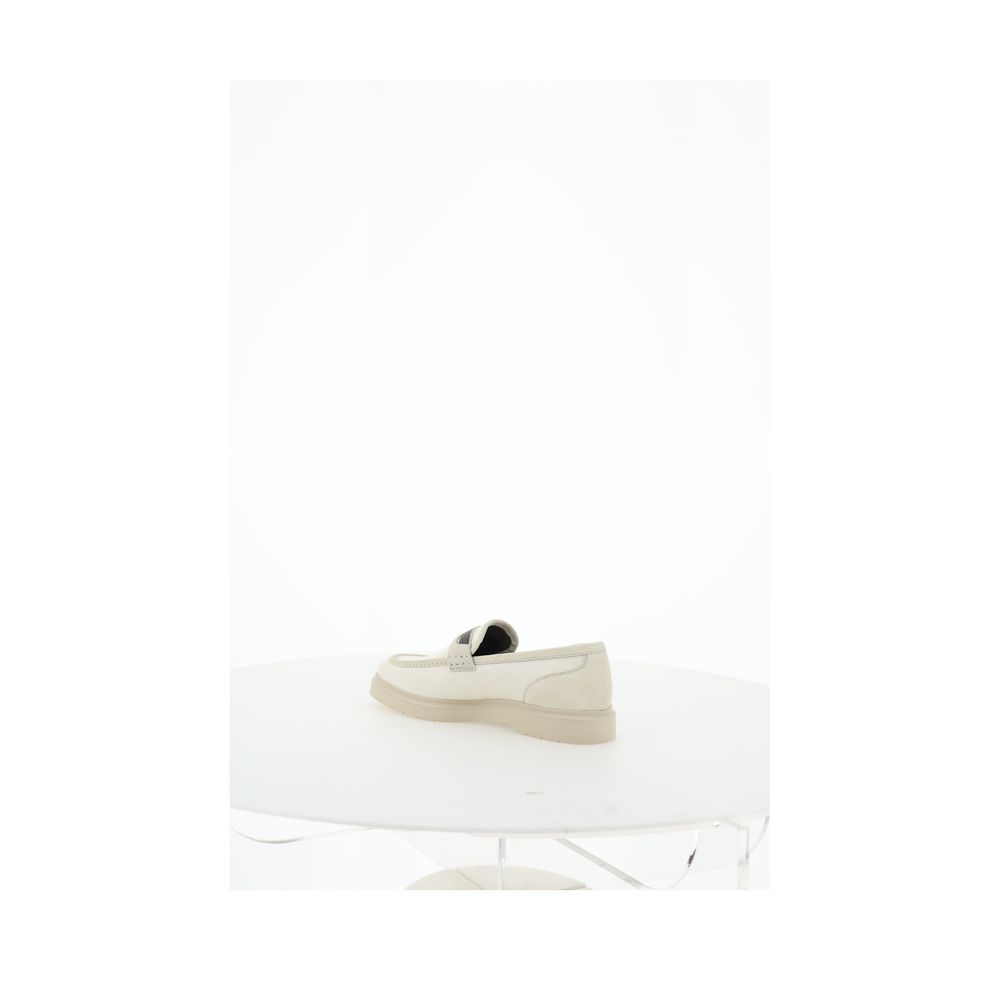 beige loafers shoes