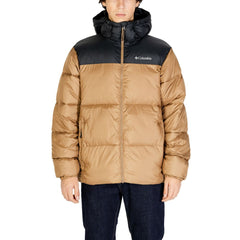 Beige Nylon Jackets &amp; Coat