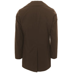 Brown Recycled Polyester Men Jacket