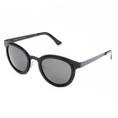 Black Stainless Steel Sunglasses