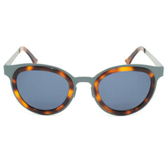 Blue Stainless Steel Sunglasses