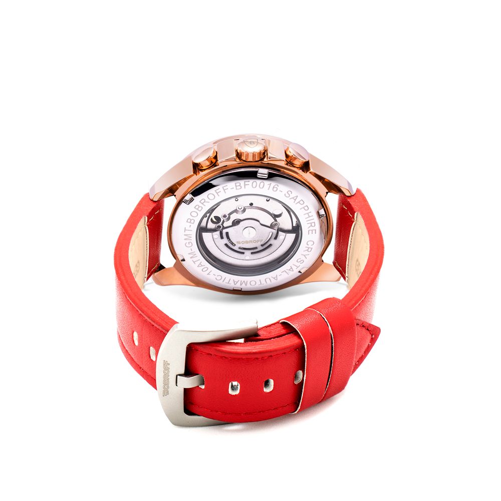 Red Leather Watch