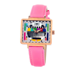 Multicolor Leather Watch