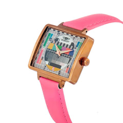 Multicolor Leather Watch