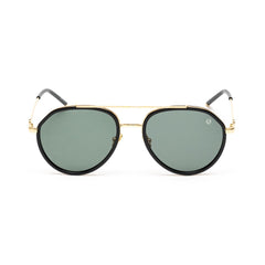 Gold Stainless Steel Sunglasses