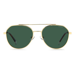 Gold Stainless Steel Sunglasses