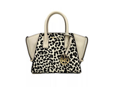 Avril XS Cream Cheetah Satchel Crossbody Bag Purse