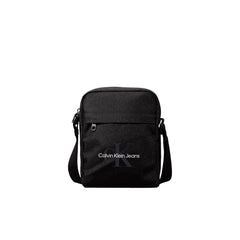 Black Recycled Polyester Messenger Bag