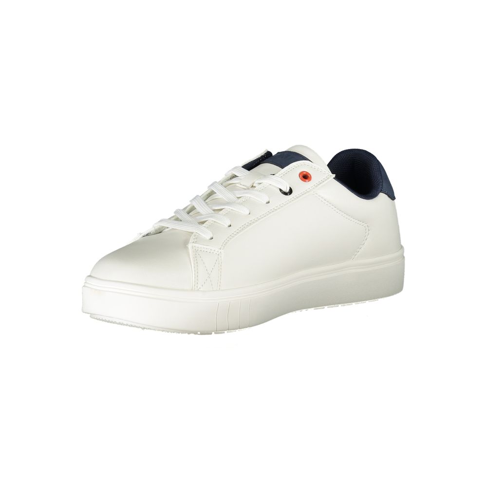 White Polyester Sneaker