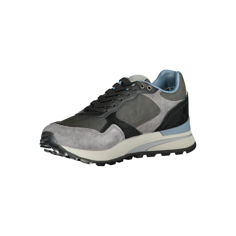 Gray Polyethylene Men Sneaker