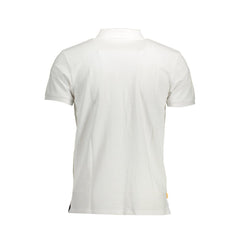 White Cotton Men Polo