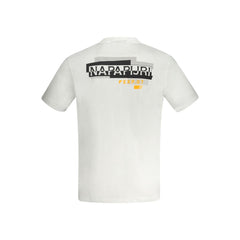 White Cotton Men T-Shirt