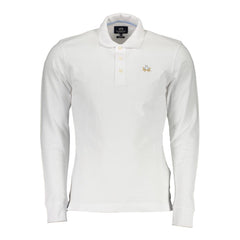 Elegant Slim Fit Polo with Embroidery Details