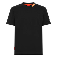 Black Cotton Men T-Shirt