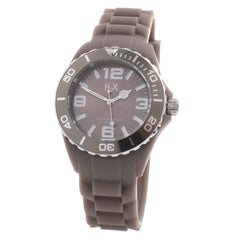 Brown Rubber Sport Watch