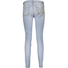 Azzurro Cotton Women's Jeans