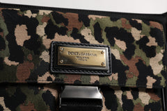 Multicolor Leopard Jacquard Crossbody Bag