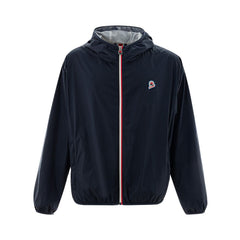 Blue Polyamide Jackets &amp; Coat