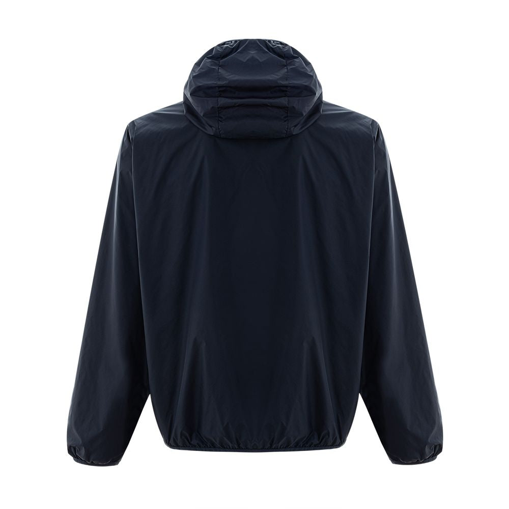 Blue Polyamide Jackets &amp; Coat