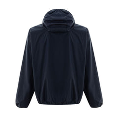 Blue Polyamide Jackets &amp; Coat