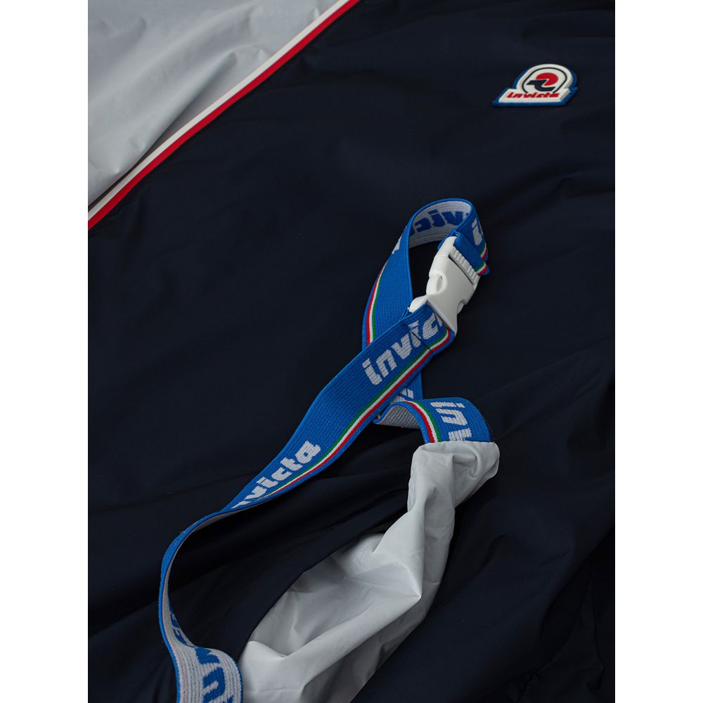 Blue Polyamide Jackets &amp; Coat