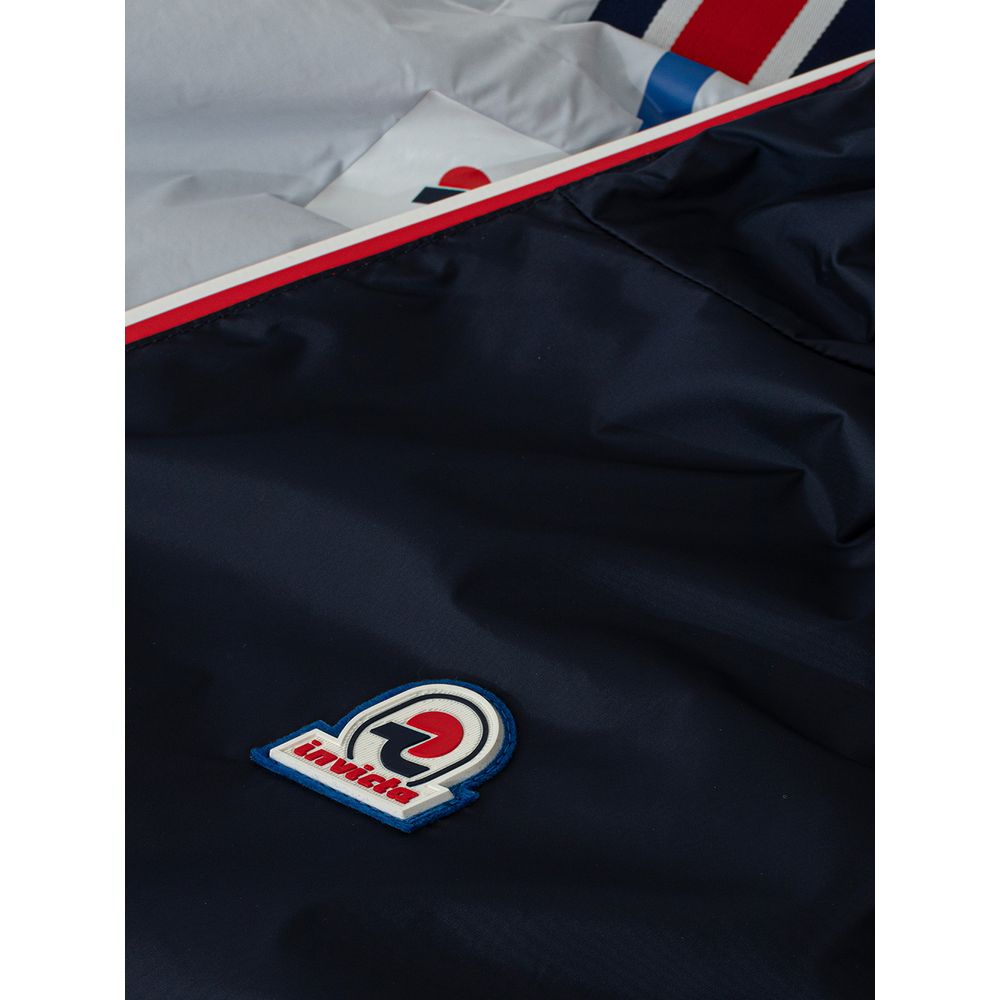 Blue Polyamide Jackets &amp; Coat