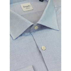 Blue Cotton Men's Shirt