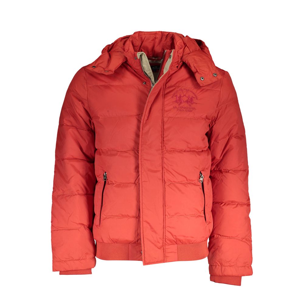 Orange Polyamide Men's Jacket