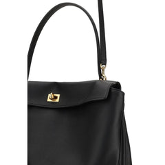 Black Calf Leather Bos Taurus Shoulder Bag