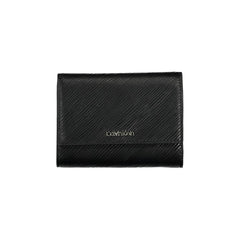 Black Polyurethane Women Wallet