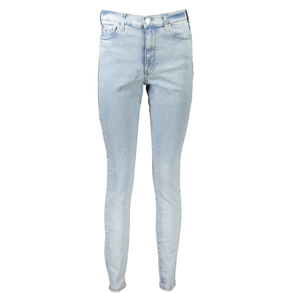 Azzurro Cotton Women Jeans