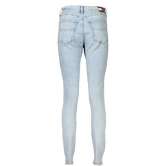 Azzurro Cotton Women Jeans