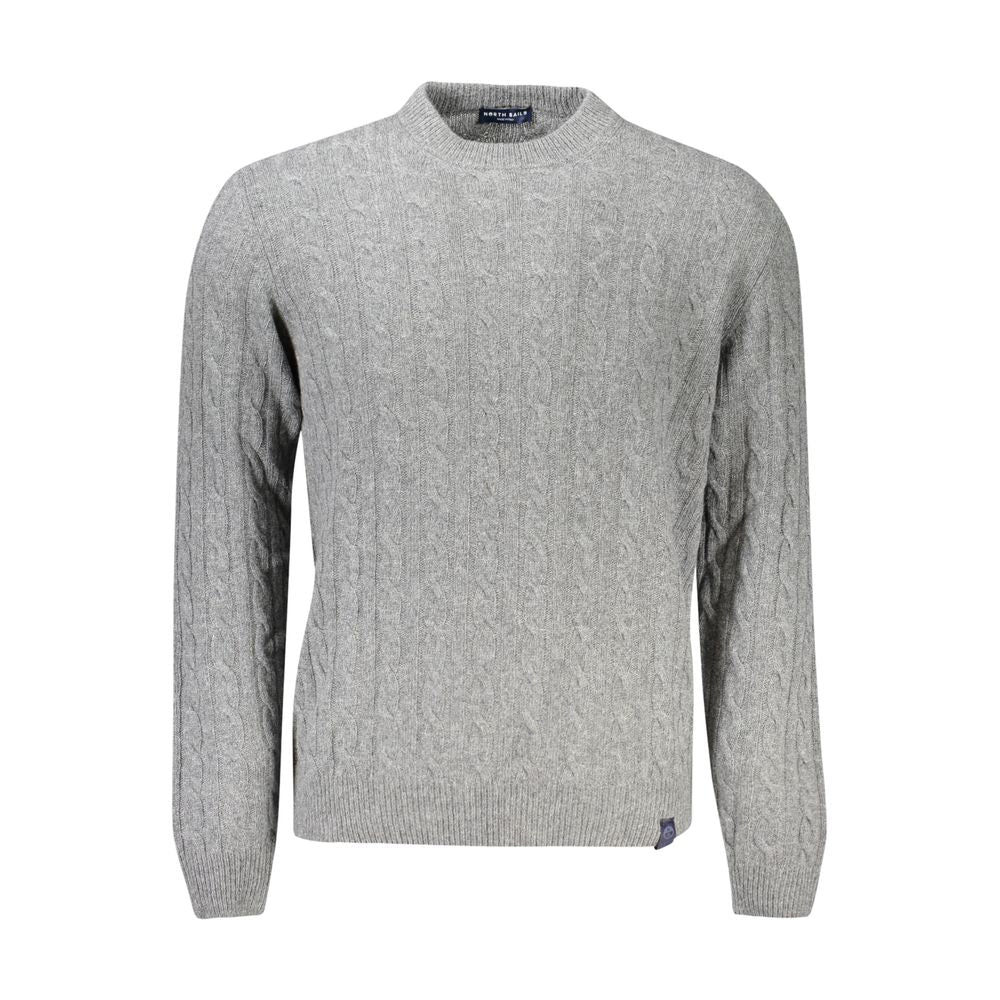 Gray Wool Men's Sweater
