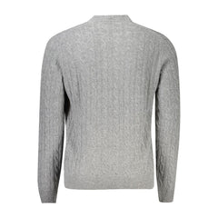 Gray Wool Men's Sweater