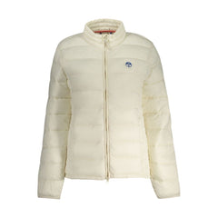 White Polyamide Jackets &amp; Coat