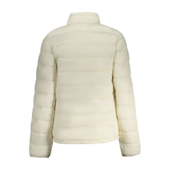 White Polyamide Jackets &amp; Coat