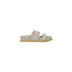 Gray Leather Sandal