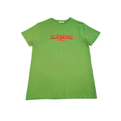 Green Cotton Men T-Shirt