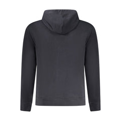 Black Cotton Men Sweater