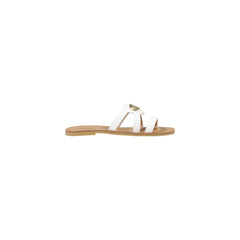 Cream Leather Sandal