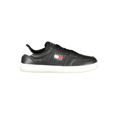 Black Leather Men Sneaker