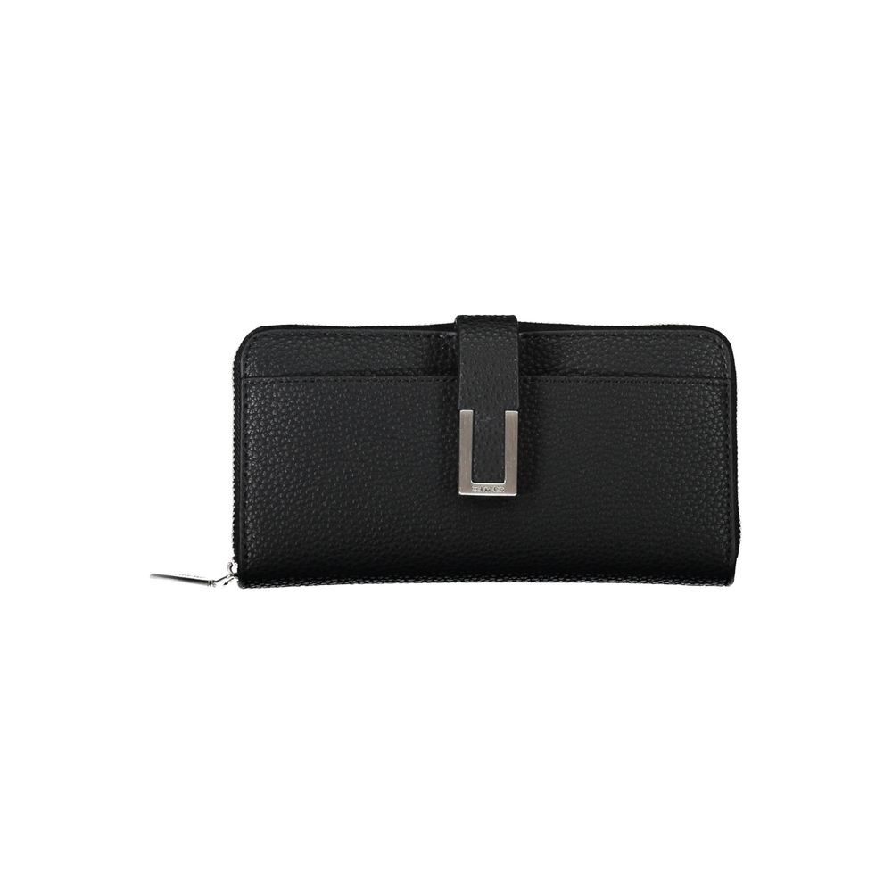 Nero Polyurethane Women Wallet