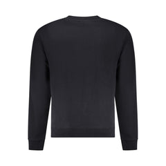 Black Cotton Men Sweater